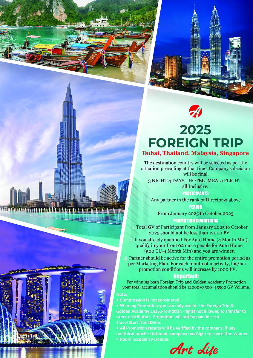 FOREIGN TRIP-2025- Dubai, Thailand, Malaysia, Singapore